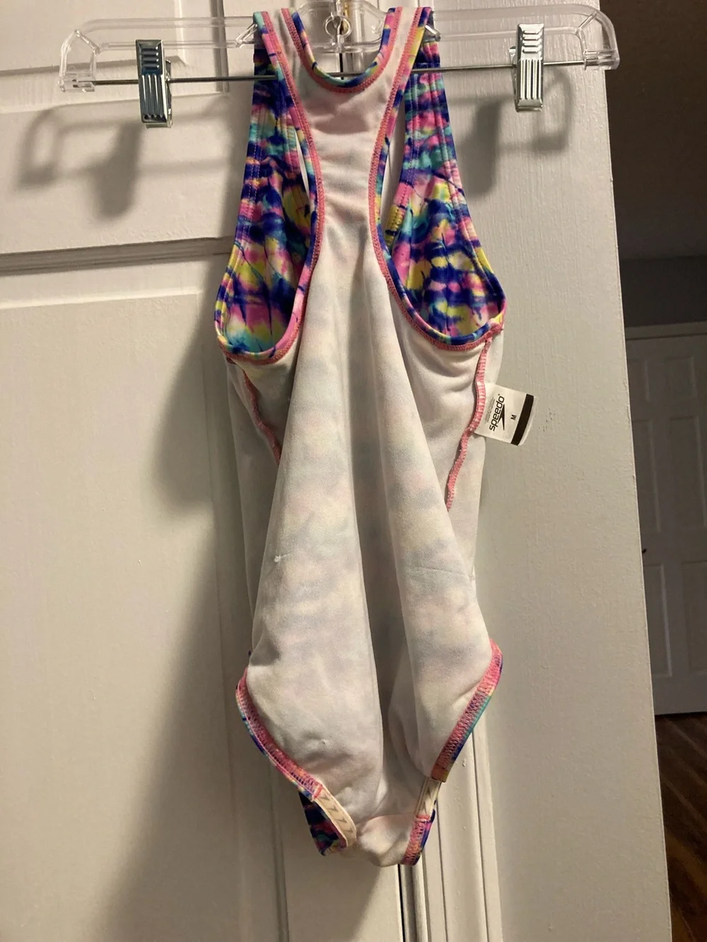 Speedo Girls Multi-Color Tie-Dye One Piece Swimsuit